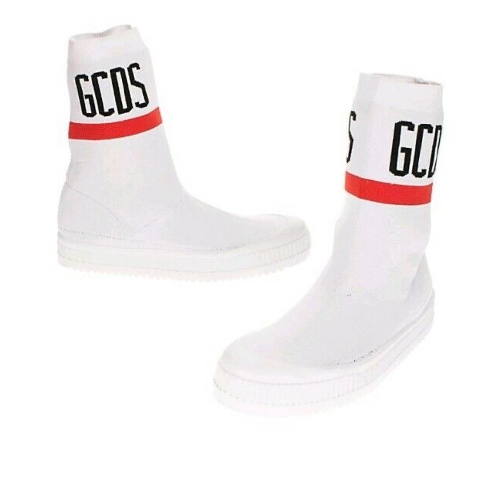 GCDS High Top Sock Like Knitted Sneakers Trainers Boot Sz 6 US